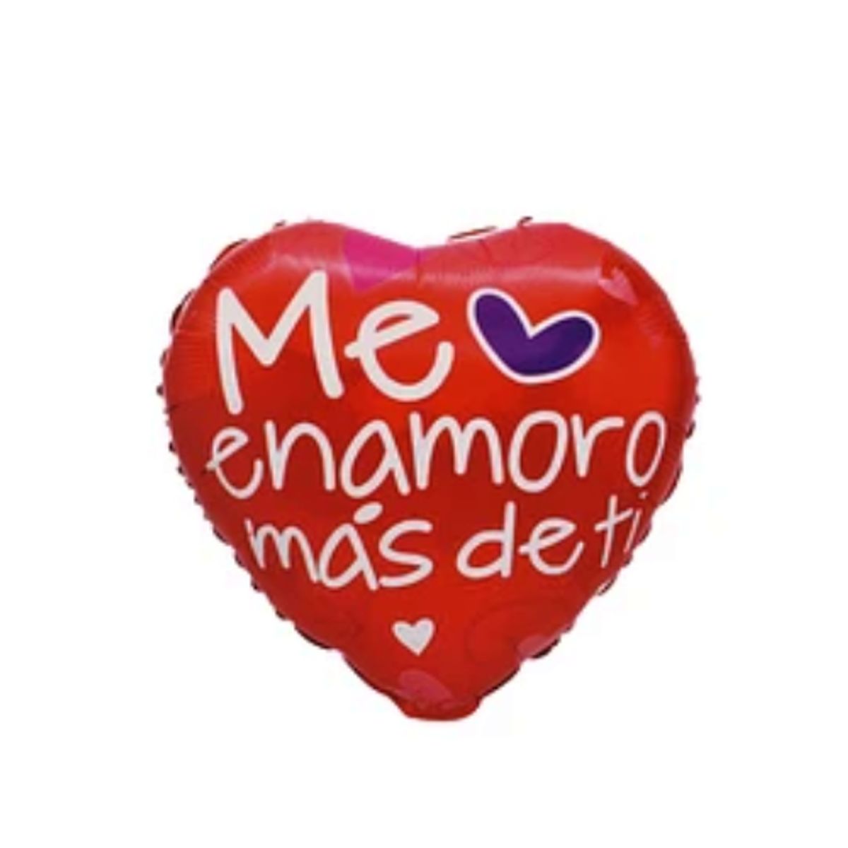 GENERICO - Globo metálico corazón me enamoro más de ti 45cm