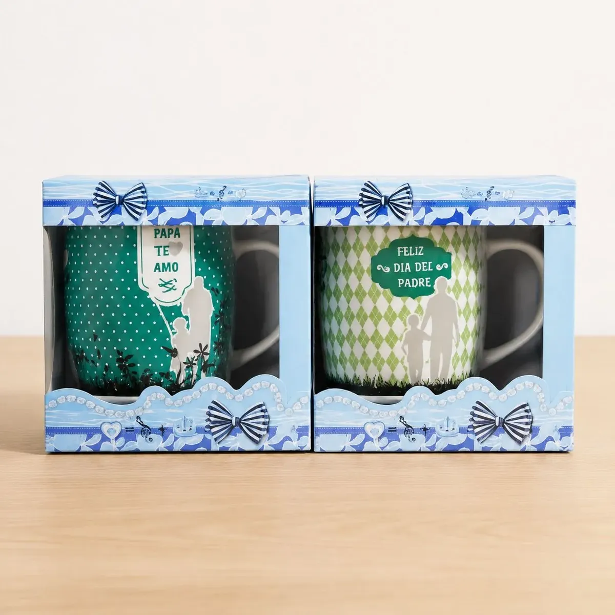 HOMESTAR - Taza Mug Papá Te Amo  Feliz Día del Padre Cerámica Verde
