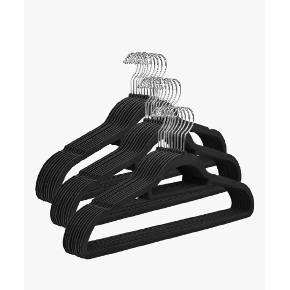 GENERICO - Colgadores De Ropa Set 30u Terciopelo Antideslizante