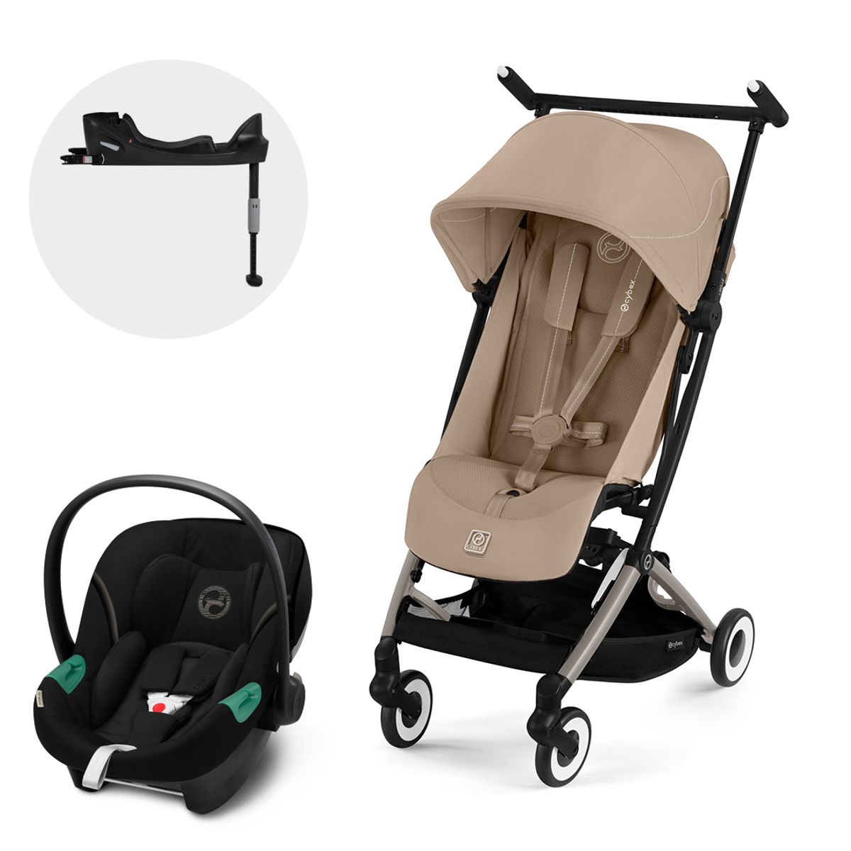 CYBEX - Coche Travel System Libelle TPE AB + Aton S2 + Base