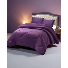 GENERICO - Cubrecama plush con chiporro Acolchado liso King