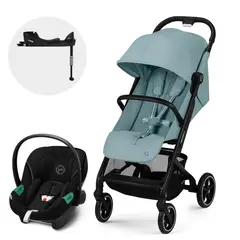 CYBEX - Coche Travel System Beezy BLK + Aton S2 + Base