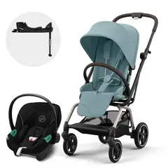 CYBEX - Coche Travel System Eezy S Twist PL TPE + Aton S2 + Base