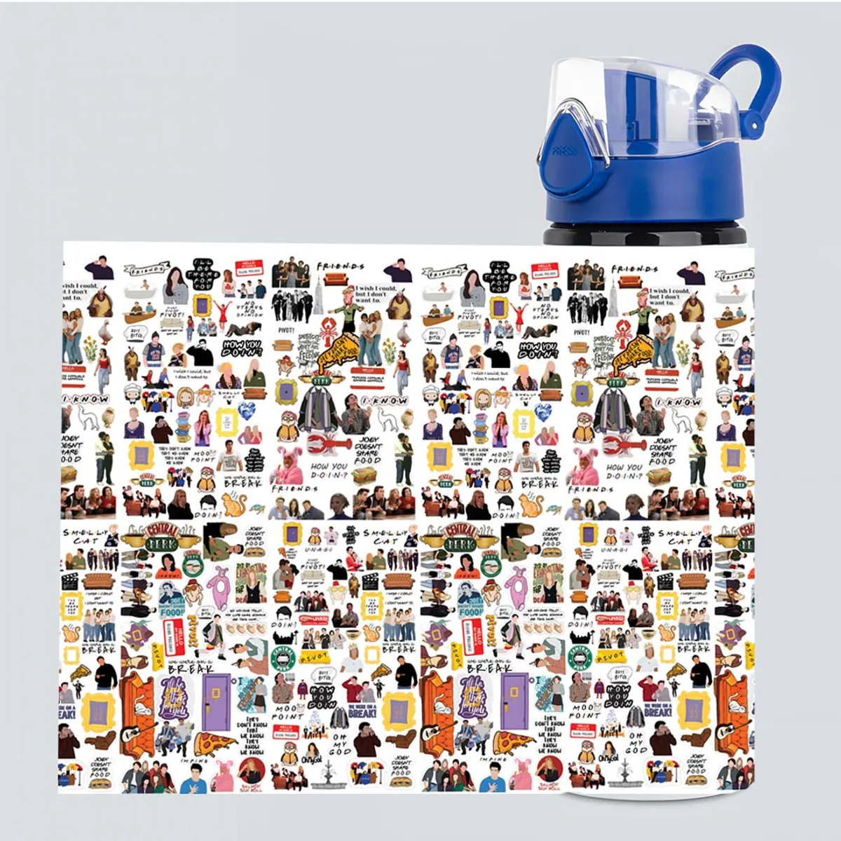 SM - Botella de Agua Friends TV Show - Termo - 700 ml Libre de BPA