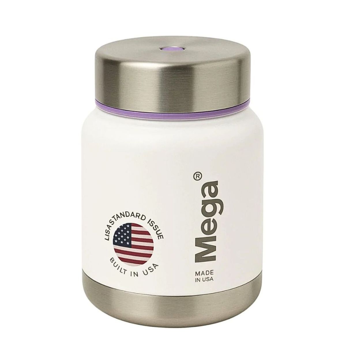 GENERICO - Termo Para Comida Marca Mega De 500 ml Blanco