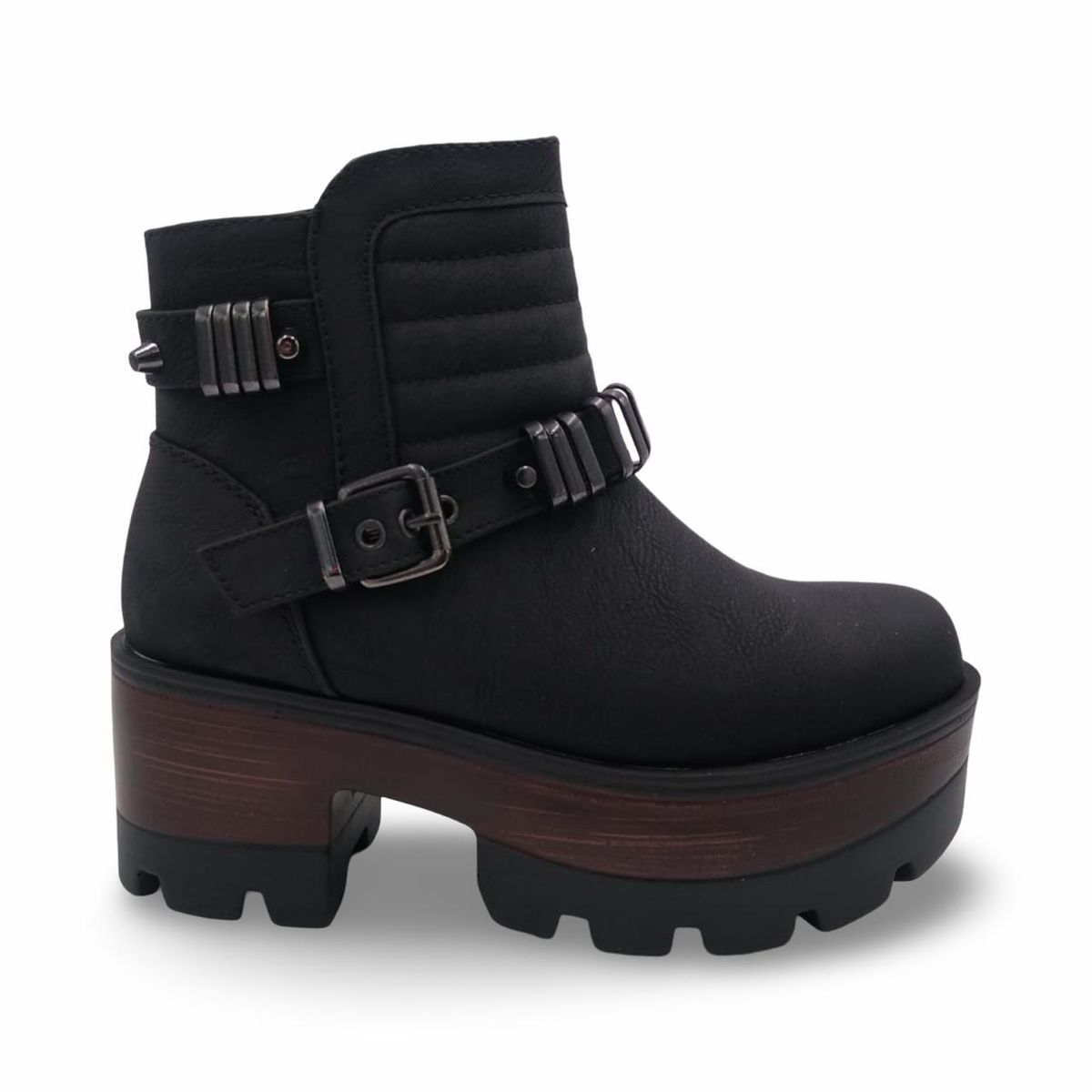 VERAZZI - Botín Niña Black  Plataforma