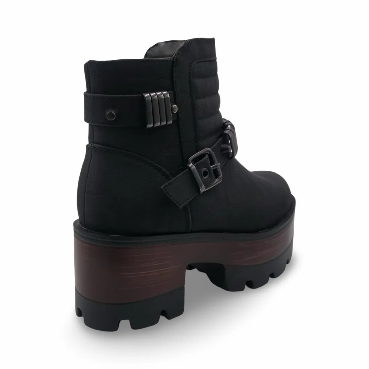 VERAZZI - Botín Niña Black  Plataforma