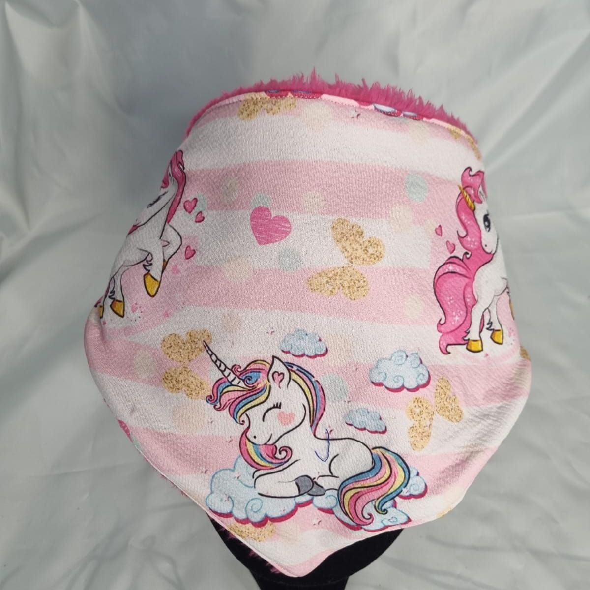 EL MUNDO DE EMMA - Bandana mascota invierno unicornios talla XXL