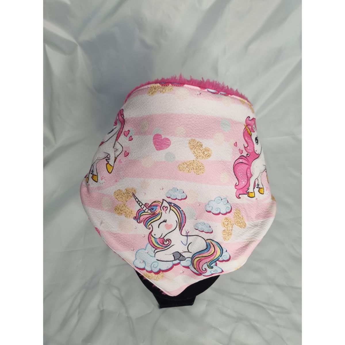 EL MUNDO DE EMMA - Bandana mascota invierno unicornios talla XXL