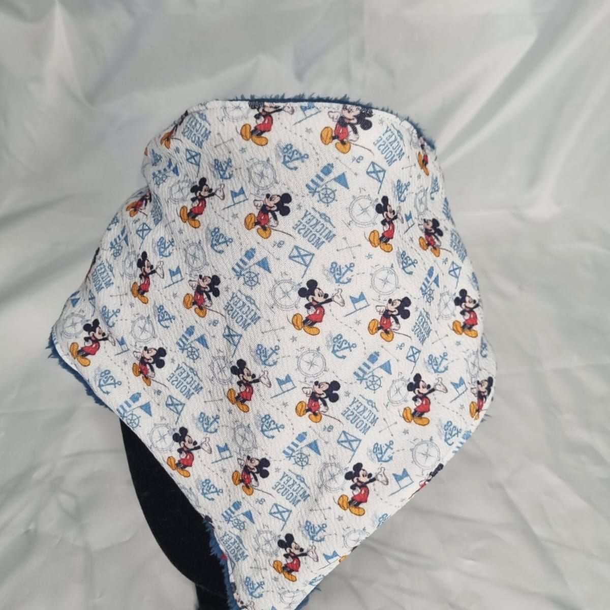 EL MUNDO DE EMMA - Bandana mascota invierno animado azul petróleo talla S