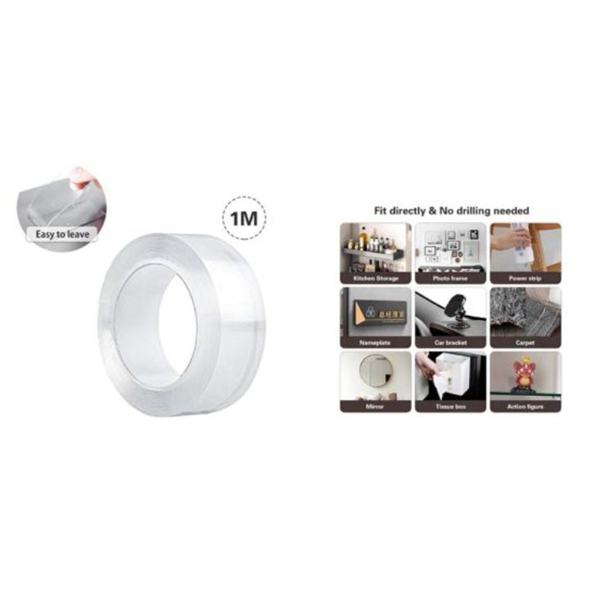 GENERICO - Cinta Doble Cara Nano 1M