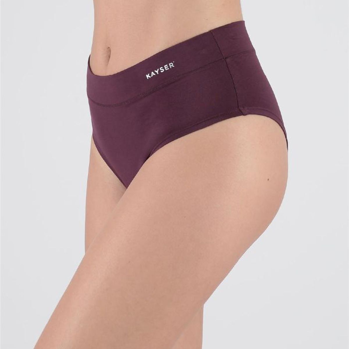 KAYSER - Pack 3X Calzon HI-Leggs Algodón P31180-BUR2 Kayser