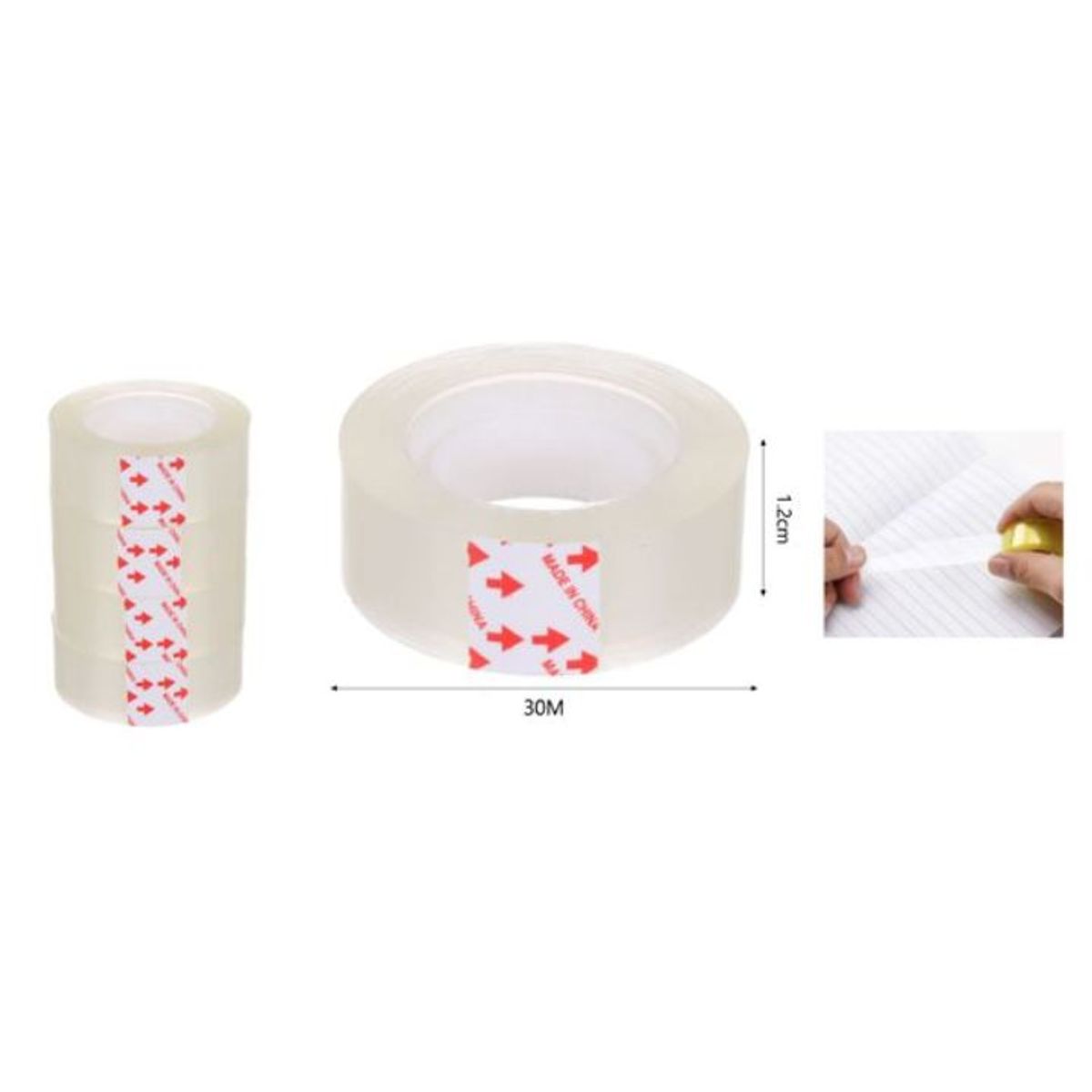 GENERICO - CINTA ADHESIVA 12MM x 30M