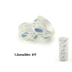 GENERICO - CINTA ADHESIVA 12MM x 30M 6PCS