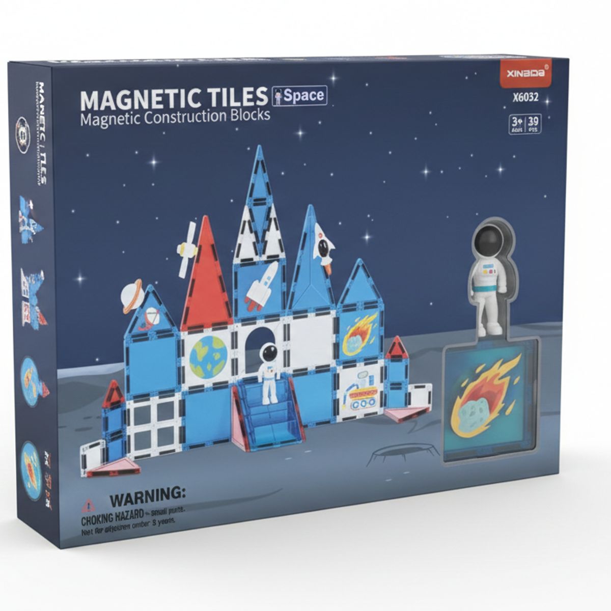 GENERICO - Bloques Magnéticos Astronauta 39 piezas