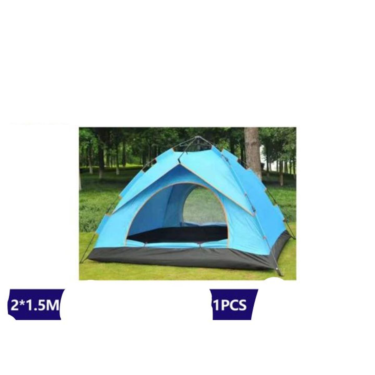 GENERICO - CARPA 150x200CM CELESTE 1PCS