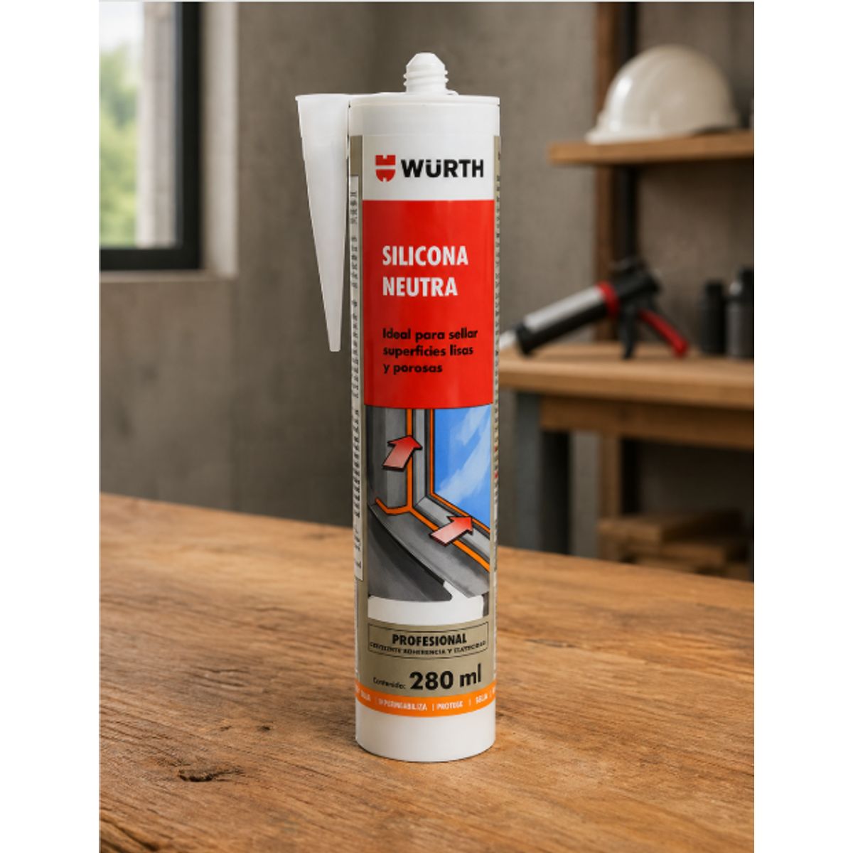 WURTH - Silicona Neutra Toffee 280 Ml. Wurth