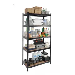 OEM - Estantería Metálica medidas 180x90x40 cm black