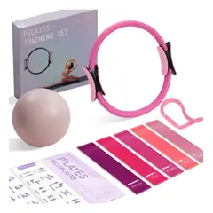 GENERICO - Set 8 piezas De Yoga Y Pilates Rosado