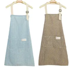 GENERICO - Delantal Pechera de Cocina Impermeable en Lona Ajustable para Chef y Parrilladas Multiusos 70x67cm