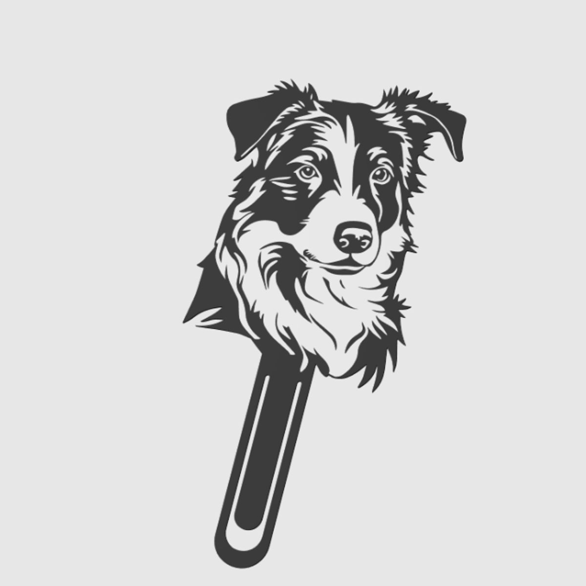 GENERICO - Marcapáginas- Perro Border Collie Adorable