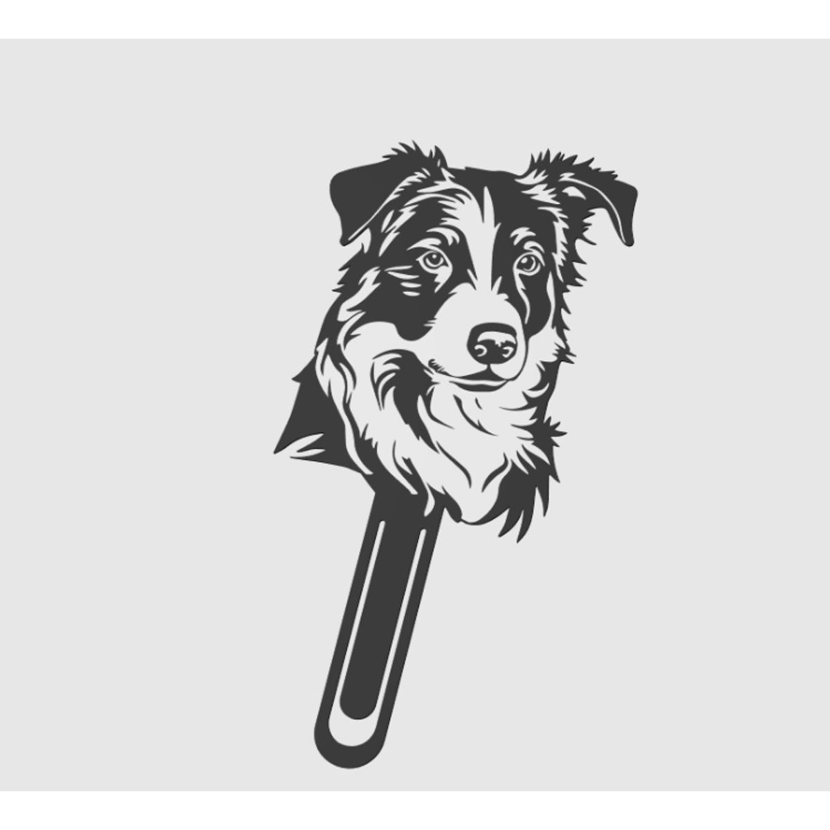 GENERICO - Marcapáginas- Perro Border Collie Adorable