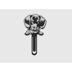 GENERICO - Marcapáginas Perro Salchicha Adorable