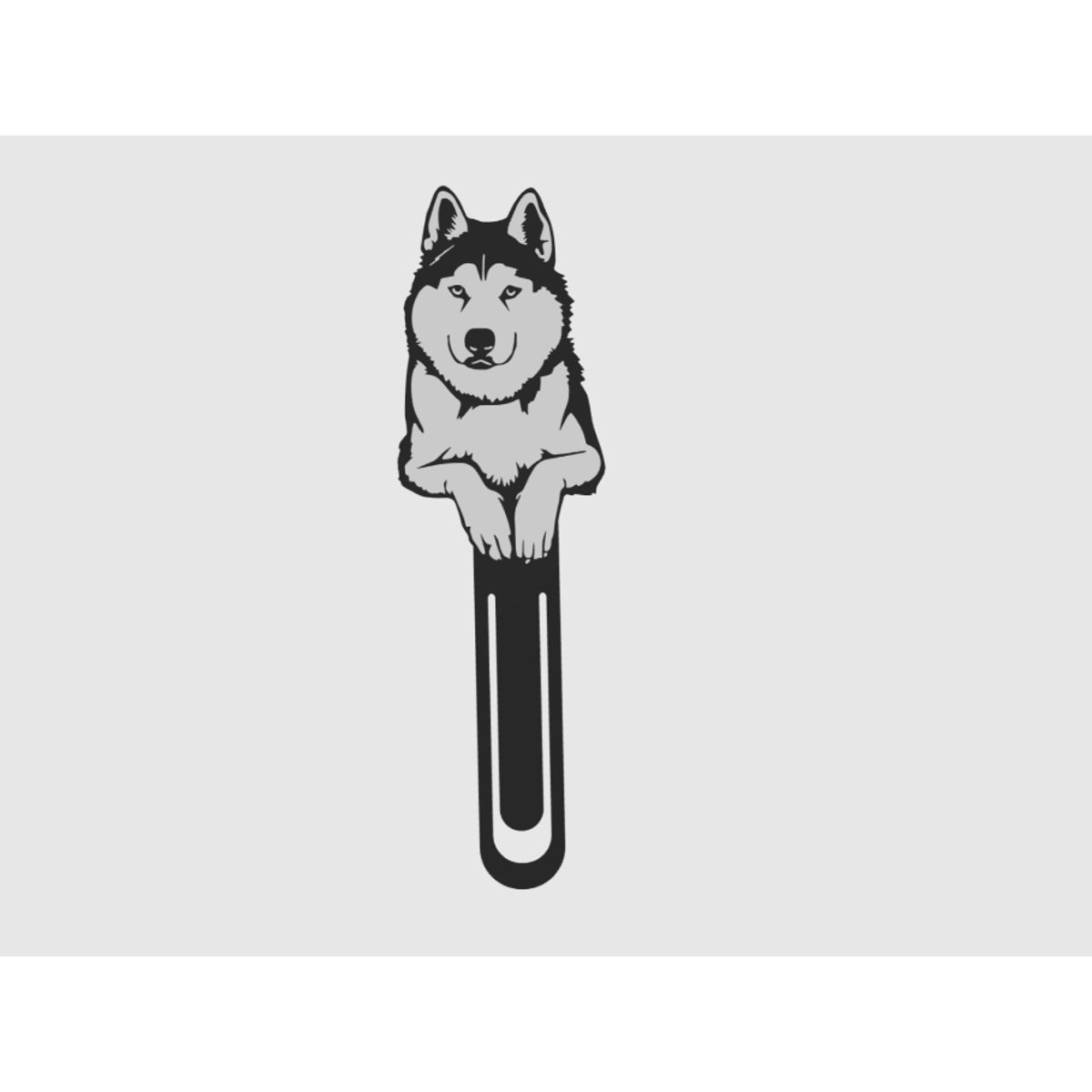 GENERICO - Marcapáginas Perro Husky Siberiano Adorable