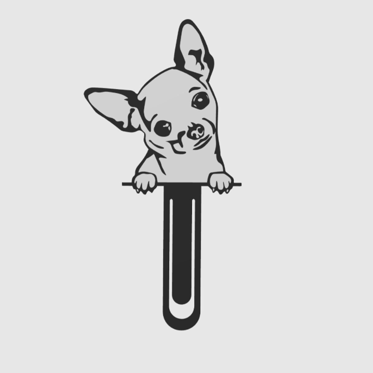 GENERICO - Marcapáginas Perro Chihuahua Adorable