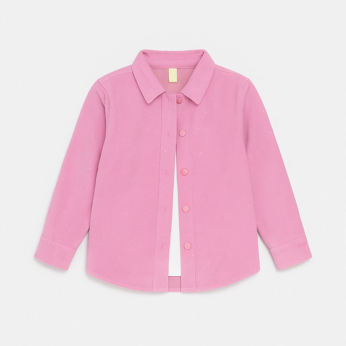 KIBOU - Camisa rosa niña manga larga con brillos