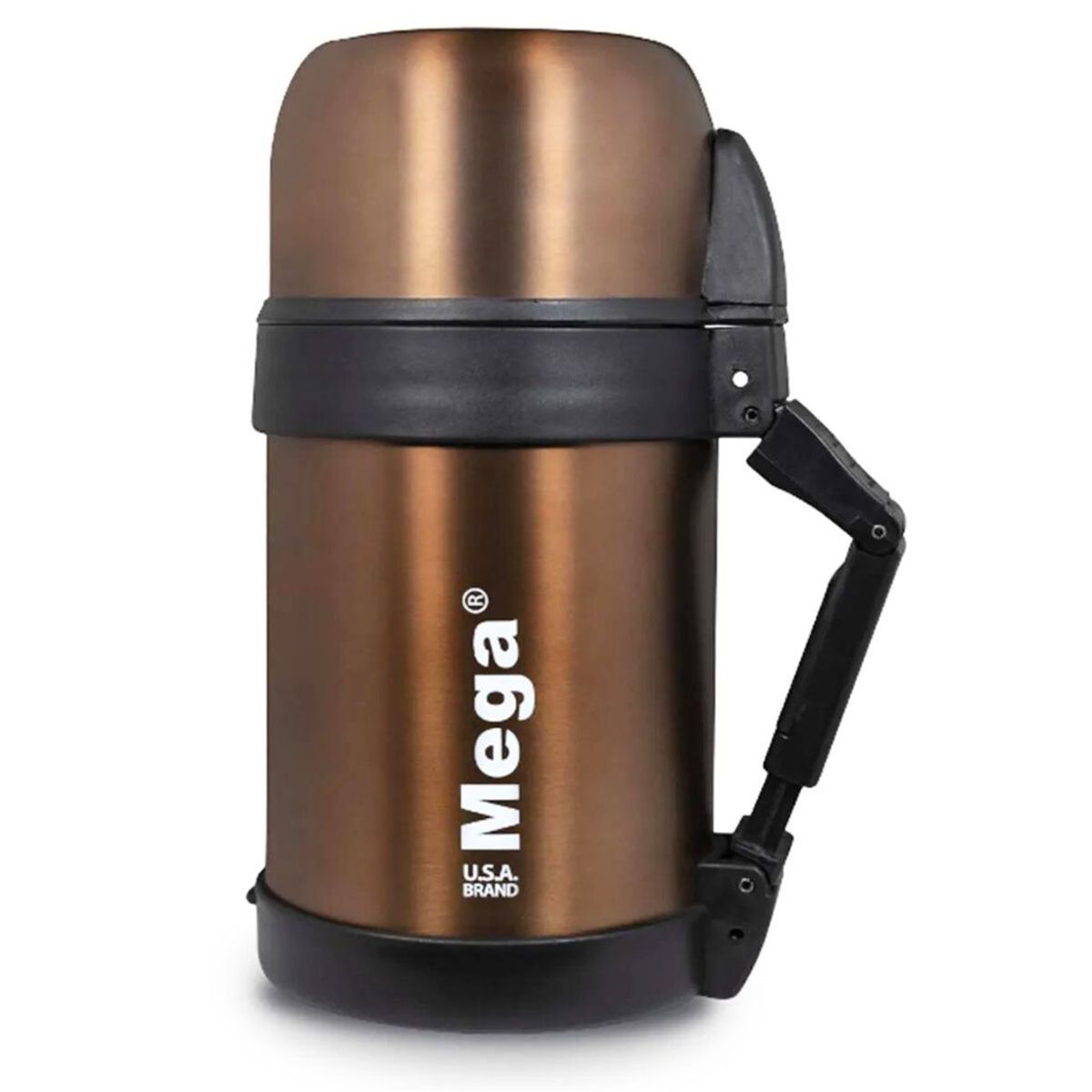 MEGA - TERMO MULTIPROPOSITO 0.8 L  ACERO INOX Bronce