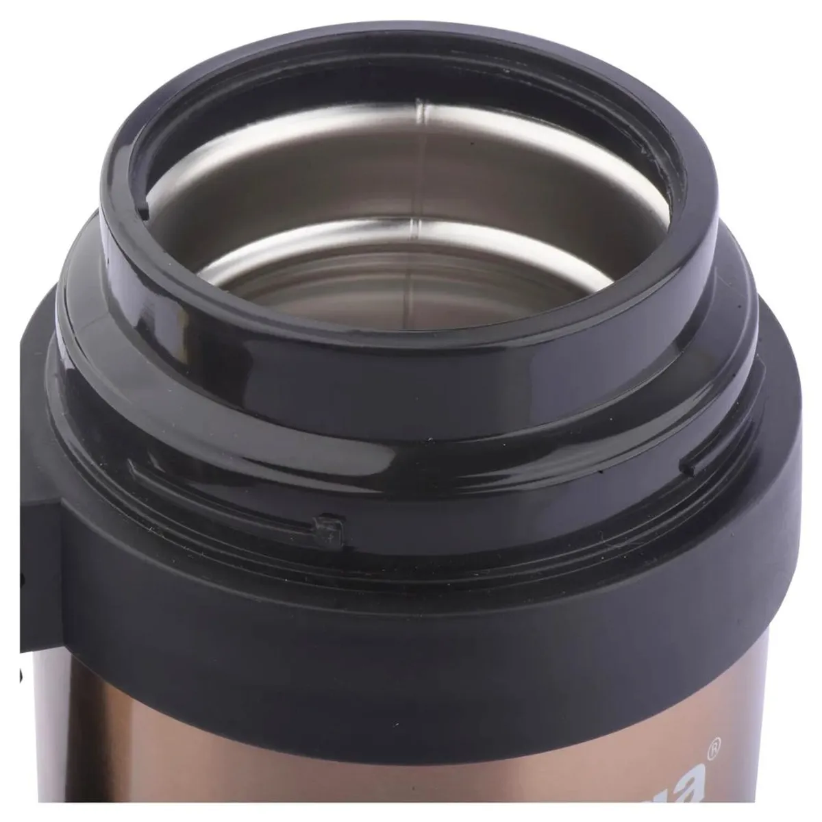 MEGA - TERMO MULTIPROPOSITO 0.8 L  ACERO INOX Negro