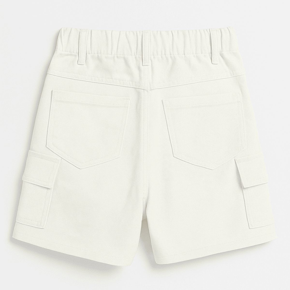 KIBOU - Short Cargo Niña Algodón Bolsillos Laterales
