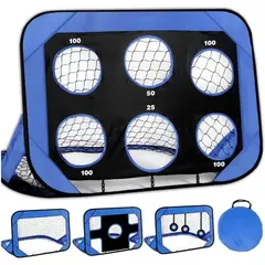 GENERICO - Juego De Portátil Redes De Fútbol Para Niños Montaje Rápido