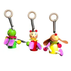 GENERICO - Animal Resorte Colgante Juguete Madera