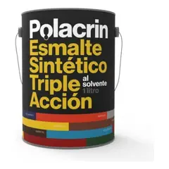 GENERICO - Esmalte Sintetico Triple Accion X 4 Lt Polacrin Rendimiento Acabado Mate Color Azul Marino
