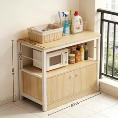 NEWTREE - Mueble Organizador Cocina Estante Microondas Despensa