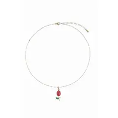 GENERICO - Collar En Acero Quirúrgico Tulipan Regalo San Valentín