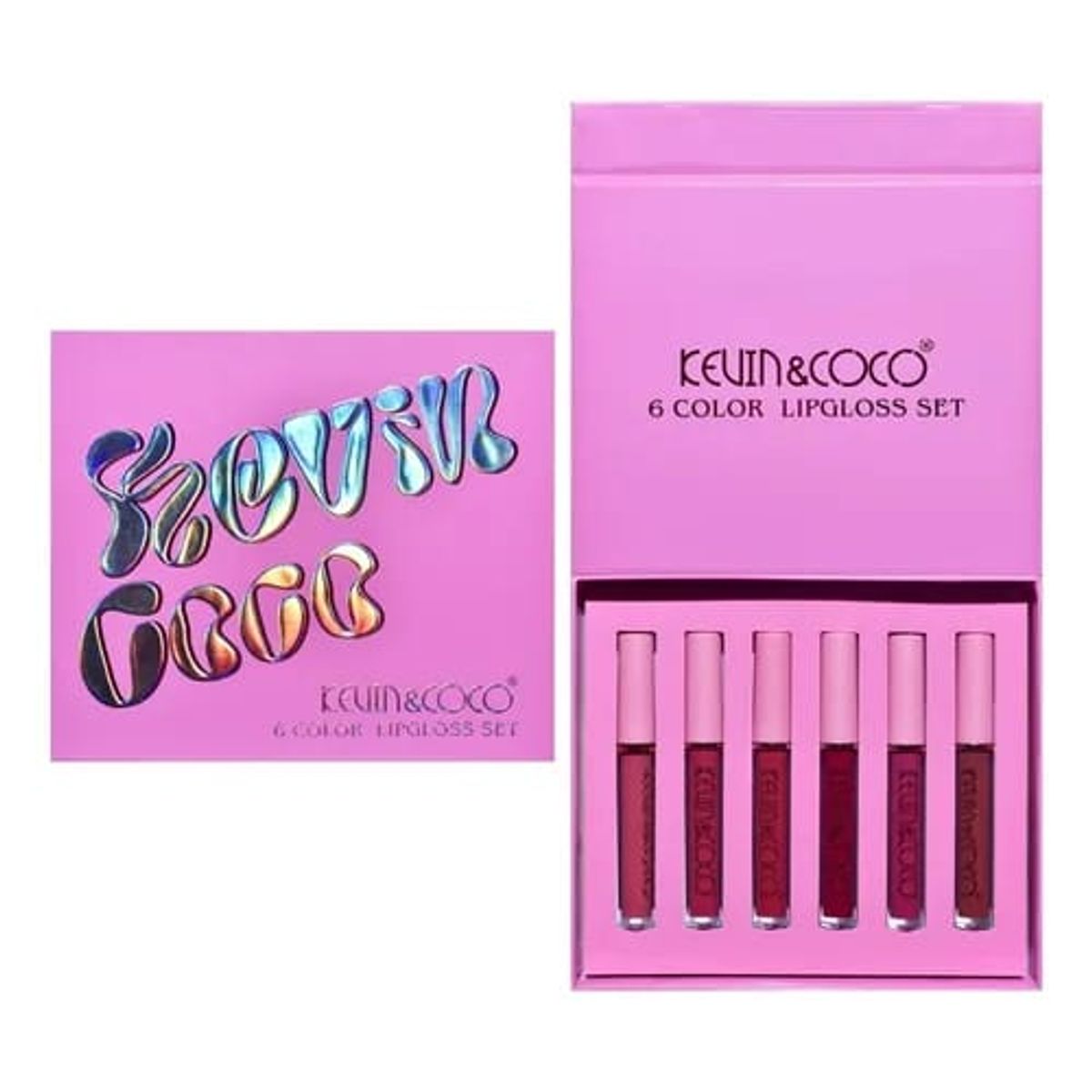 GENERICO - Set De Labiales  Matte 6 Unidades Set Regalo Premium