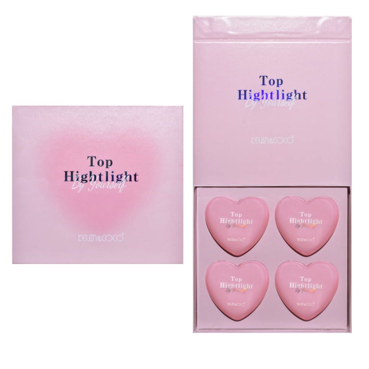 GENERICO - Set de 4 Iluminadores "Top Highlight"   Set Regalo Premium