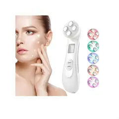 MOVI - Radiofrecuencia Facial Antiarrugas con LED EMS y Fototerapia Reafirmante y Rejuvenecedor Facial