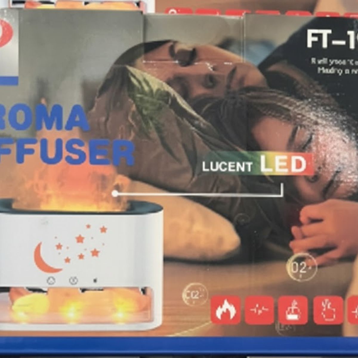 GENERICO - Humidificador Difusor Eléctrico Aroma Diffuser Ft-1935A