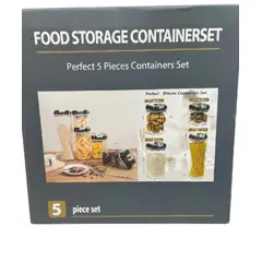 GENERICO - Contenedores De Cocina Hermeticos Contenedores De Almacenami Blanco