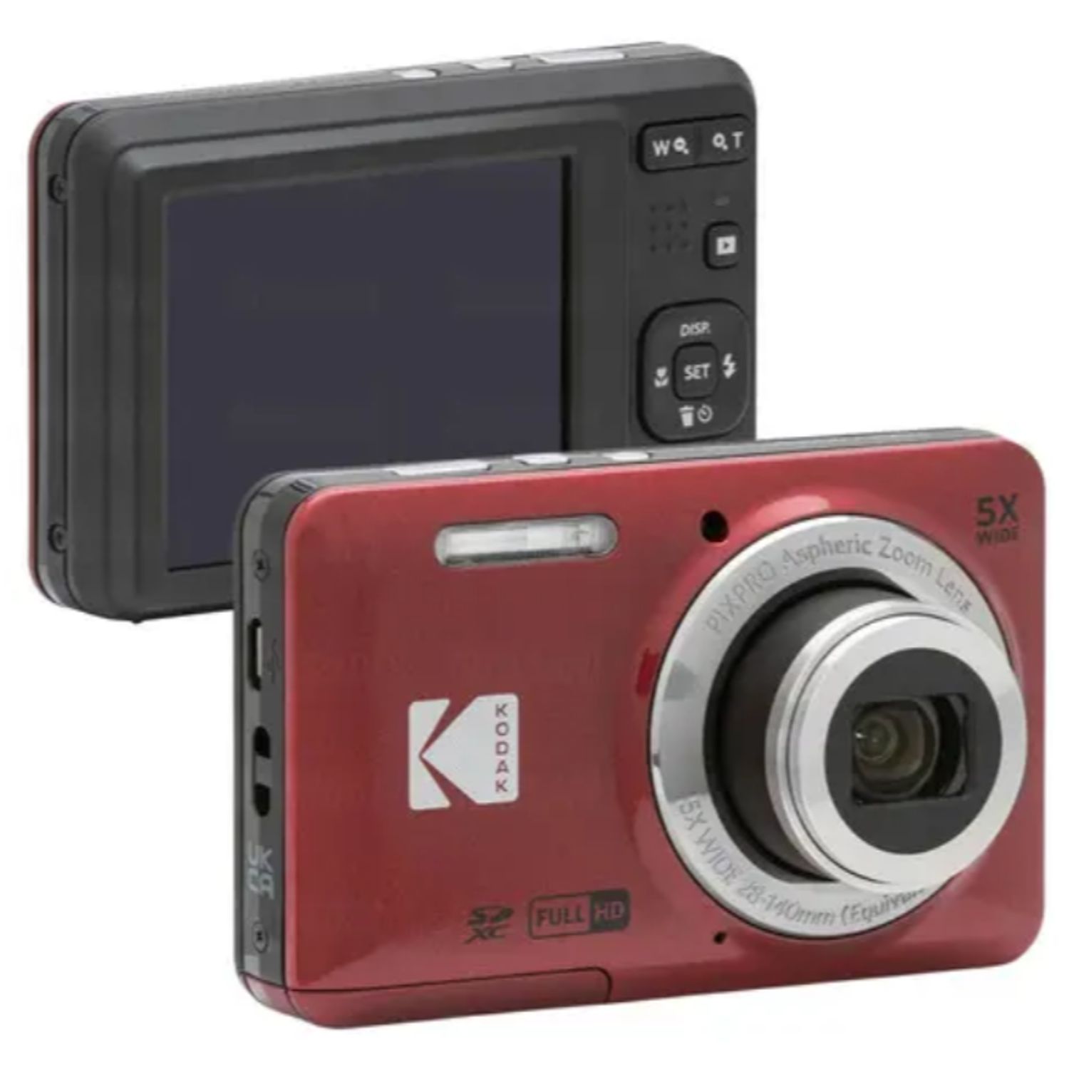 KODAK Kodak PIXPRO FZ55 Zoom 16X - Rojo | Falabella Chile
