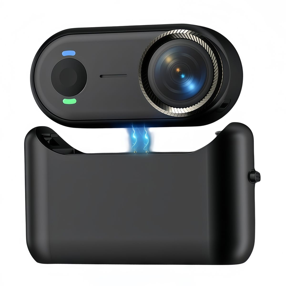 RENVMEXY - Cámara Mini 4K con 6 EIS - 350 Min, Impermeable 10m, 43g