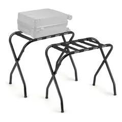 U BUY - Juego De Reforzado Portaequipajes Plegable Portatil De 2 Pie