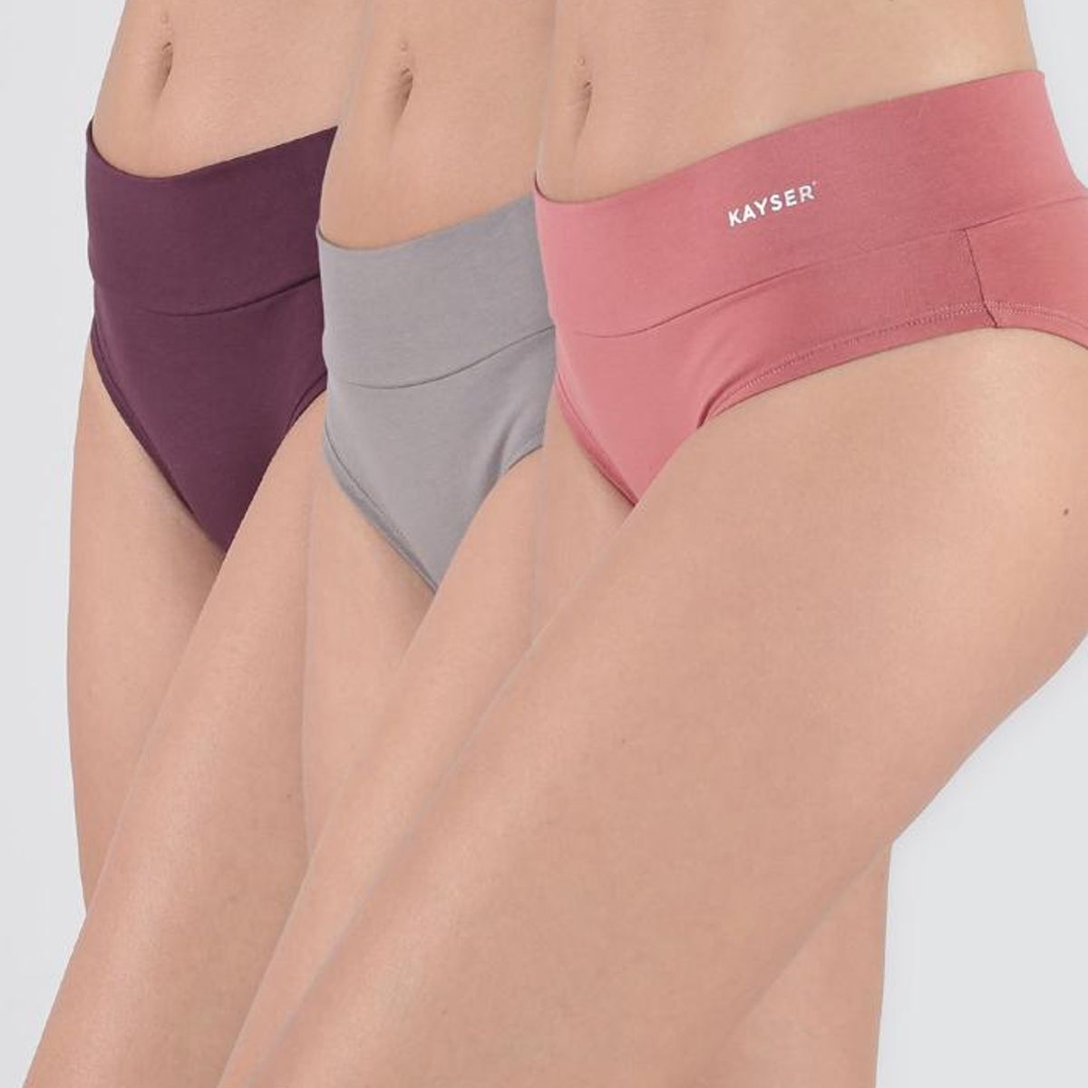 KAYSER - Pack 3X Pantaleta Algodón P31480-BUR2 Kayser