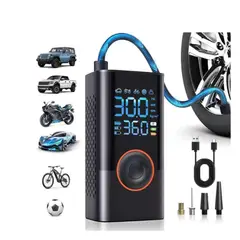 GENERICO - Bomba de aire inteligente de 150 PSI, inflador de neumáticos, compresor de aire portátil con manómetro digital