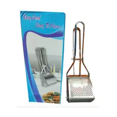 GENERICO - Prensadora De Papaspisapapas O Machacador Acero Inoxidable Plateado