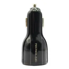 TECNOLAB - Cargador Auto 60W USB-A + Tipo C Carga Rapida 12V - PS